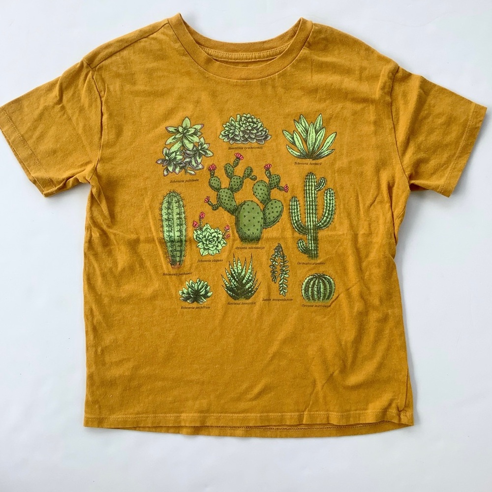 Fifth Sun Mustard Cactus Tee